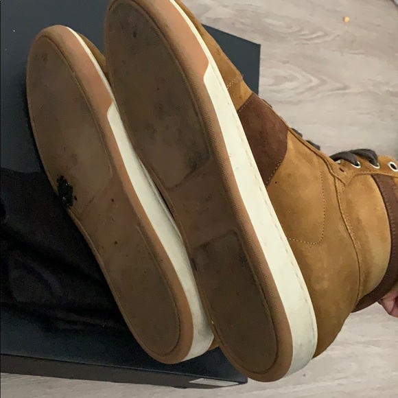 Authentic Saint Laurent High Suede Sneakers sz 42 - Picture 5 of 6